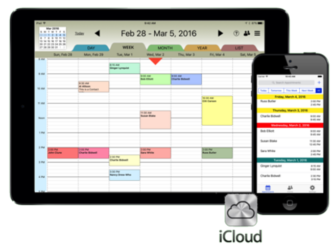 iPad and iPhone running Rendezvous